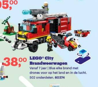 Bol.com LEGO City Brandweerwagen aanbieding