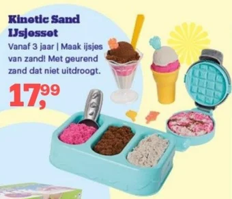 Bol.com Kinetic Sand IJsjesset aanbieding