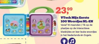 Bol.com VTech Mijn Eerste 100 Woordjes NL-EN aanbieding