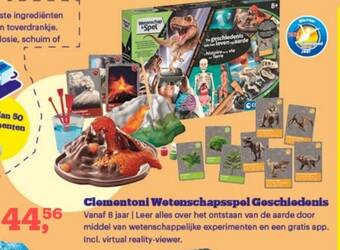 Bol.com Clementoni Wetenschapsspel Geschiedenis aanbieding