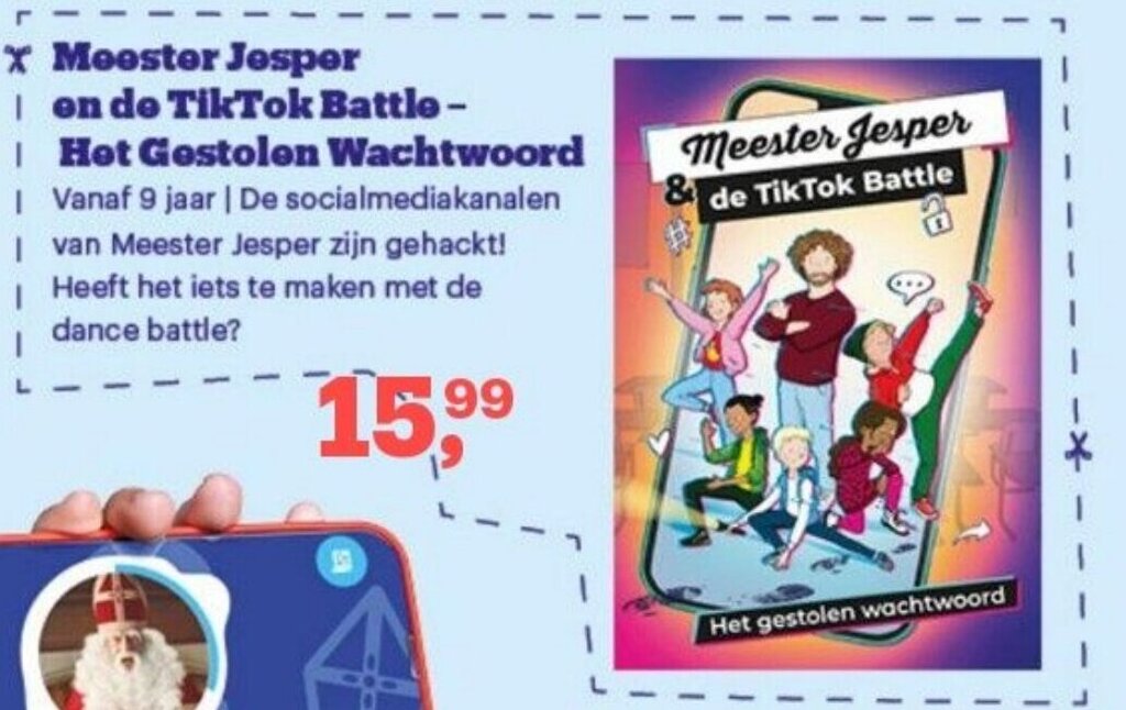 Meester Jesper & de TikTok Battle Het Gestolen Wachtwoord aanbieding bij Meester Jesper & de TikTok Battle Het Gestolen Wachtwoord aanbieding bij