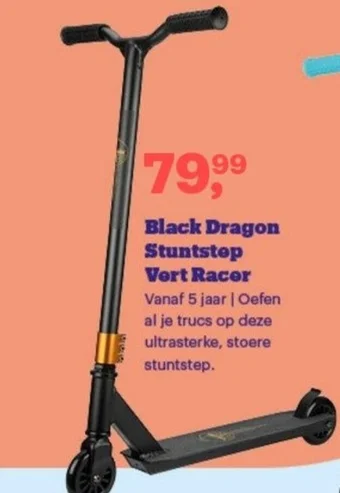 Bol.com Black Dragon Stuntstep Vert Racer aanbieding