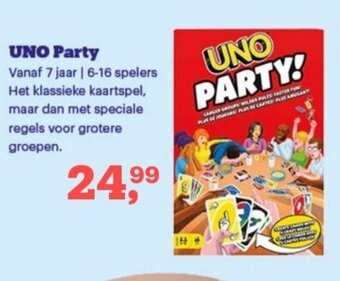 Bol.com UNO Party aanbieding
