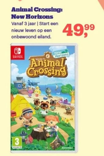 Bol.com Animal Crossing: New Horizons aanbieding