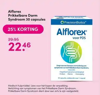 Drogisterij Visser Alflorex Prikkelbare Darm Syndroom 30 Capsules 25% Korting aanbieding