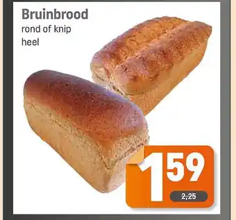 Dagwinkel Bruinbrood Rond Of Knip aanbieding