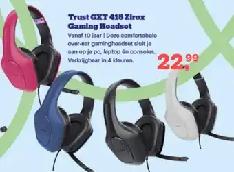 Bol.com Trust GXT 415 Zirox Gaming Headset aanbieding