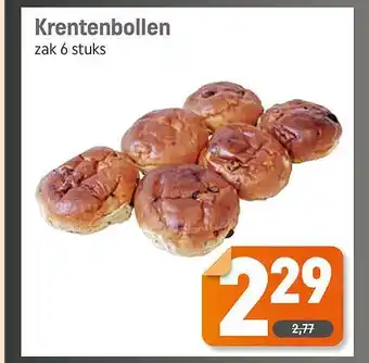 Dagwinkel Krentenbollen aanbieding