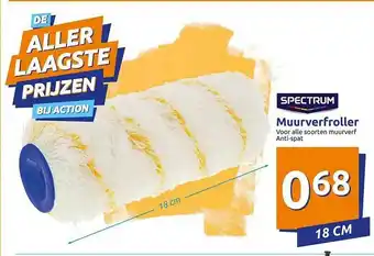 Action Spectrum Muurverfroller aanbieding