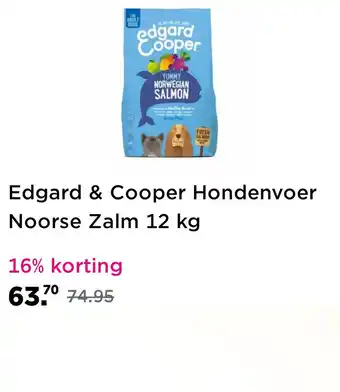 Plein.nl Edgard & Cooper Hondenvoer Noorse 12 kg aanbieding