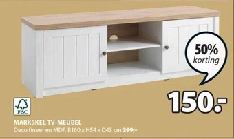 Jysk Markskel tv-meubel aanbieding