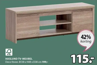 Jysk Haslund tv-meubel aanbieding