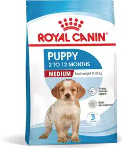 Intratuin Royal canin medium puppy 4 kg aanbieding