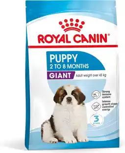 Intratuin Royal canin hondenvoer giant puppy 3,5 kg aanbieding
