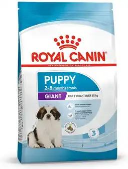 Intratuin Royal canin hondenvoer giant puppy 3,5 kg aanbieding