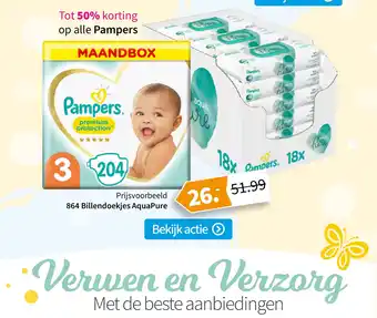 Plein.nl Tot 50% korting op alle Pampers aanbieding