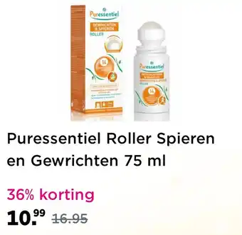 Plein.nl Puressentiel Roller Spieren en 75 ml aanbieding