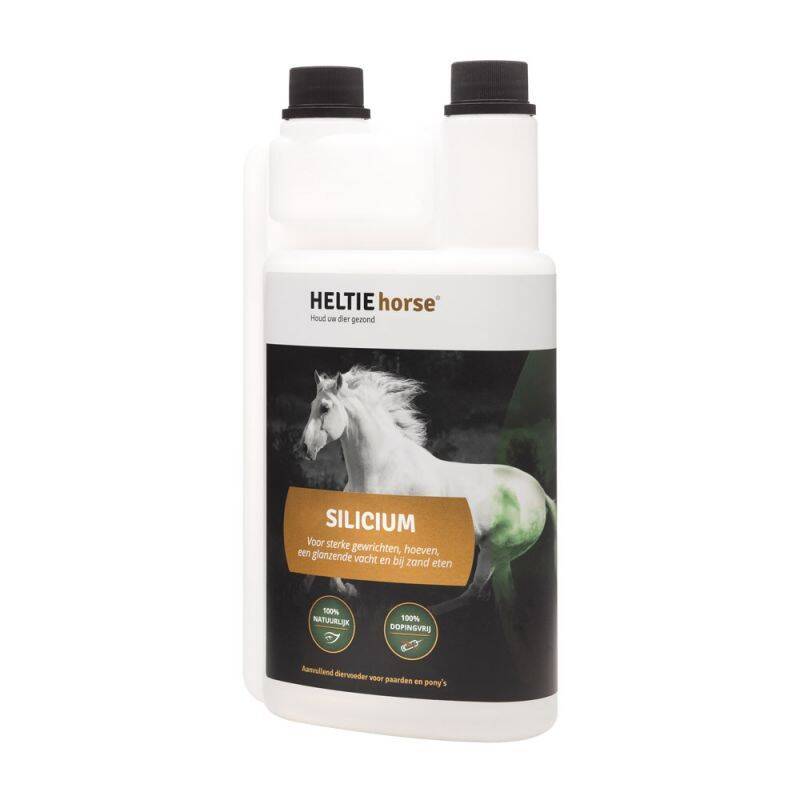 Heltie horse silicium supplement 1 l flacon aanbieding bij Welkoop