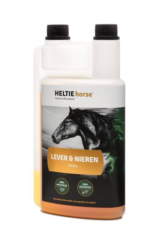 Heltie horse detox supplement 1 l flacon aanbieding bij Welkoop