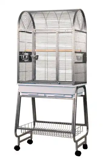 Welkoop Strong villa nora m - vogelkooi - 67,7x51,1x154cm - metaal - antraciet - m aanbieding