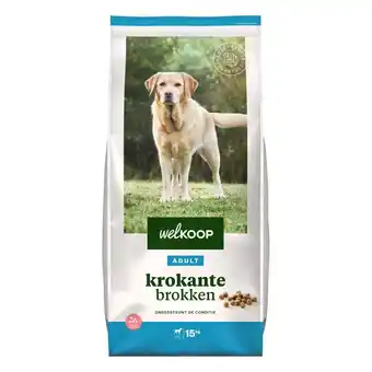 Welkoop Welkoop adult krokante brokken - hondenvoer - 15 kg aanbieding