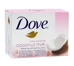 Voordeeldrogisterij Dove handzeep - coconut milk 100 gr aanbieding