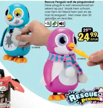 ToyChamp Rescue Penguin redt de pinguinrobot aanbieding