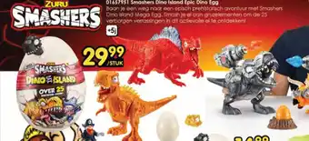 ToyChamp 01657951 Smashers Dino Island Epic Dino Egg aanbieding