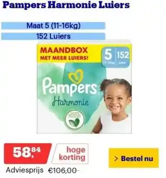 Bol.com Pampers harmonie luiers aanbieding