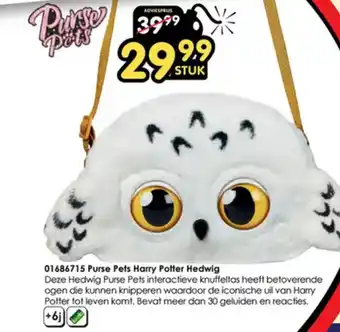 ToyChamp 01686715 Purse Pets Harry Potter Hedwig aanbieding