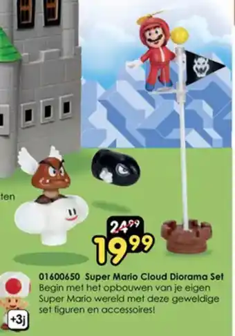 ToyChamp 01600650 Super Mario Cloud Diorama Set aanbieding