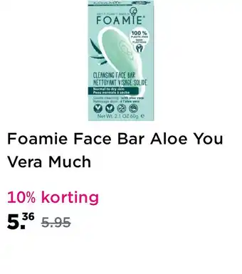 Plein.nl Foamie Face Bar Aloe You Vera Much aanbieding