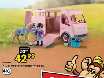 ToyChamp 71237 Paardentransportwagen aanbieding