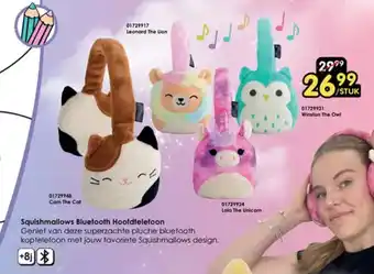 ToyChamp Squishmallows Bluetooth Hoofdtelefoon aanbieding