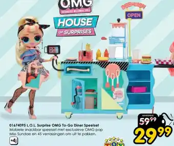 ToyChamp 01674095 L.O.L. Surprise OMG To-Go Diner Speelset aanbieding