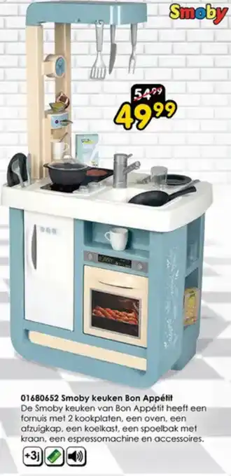 ToyChamp 01680652 Smoby keuken Bon Appétit aanbieding