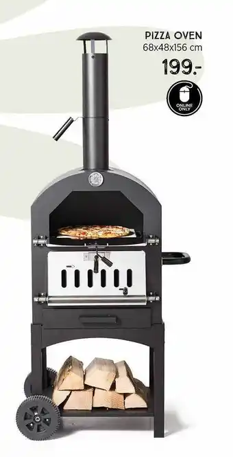 Xenos Pizza Oven 68x48x156 Cm aanbieding