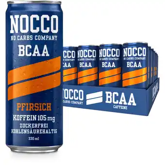 Bodylab Nocco bcaa - 24x330ml - pfirsich aanbieding