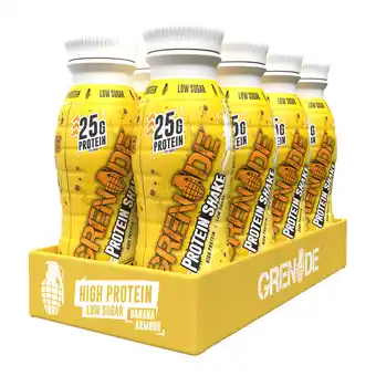 Bodylab Protein shake - 8x330ml - banana armour aanbieding