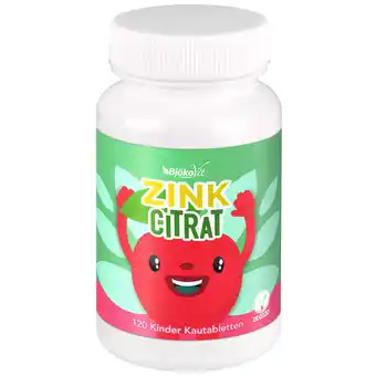 Bodylab Zinc citrate kids with cherry flavour (120 tabs) aanbieding