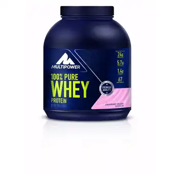 Bodylab 100% pure whey protein - 2000g - strawberry aanbieding