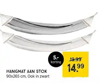 Xenos Hangmat Aan Stol 90x265 Cm aanbieding