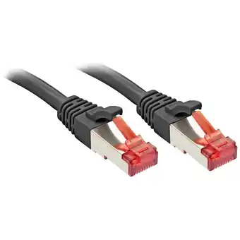 Conrad Lindy 47784 rj45 netwerkkabel, patchkabel cat 6 s/ftp 15.00 m zwart 1 stuk(s) aanbieding