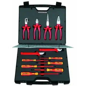 Conrad Bernstein tools 8160 vde gereedschapsset vde in koffer 12-delig aanbieding