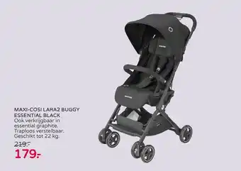 Prenatal Maxi-Cosi Lara2 Buggy Essential Black aanbieding