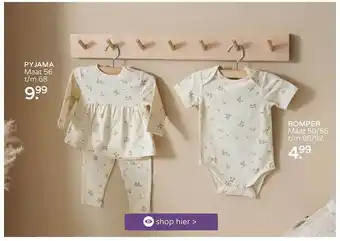 Prenatal Pyjama Of Romper maat 50/56 t/m 86/92 aanbieding