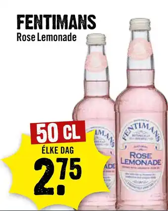 Dirck 3 Fentimans rose lemonade aanbieding