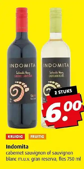 Boni Indomita cabernet sauvignon of sauvignon blanc aanbieding