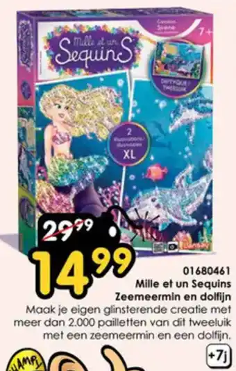 ToyChamp 01680461 Mille et un Sequins Zeemeermin en dolfijn aanbieding