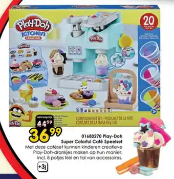 ToyChamp 01680270 Play-Doh Super Colorful Café Speelset aanbieding